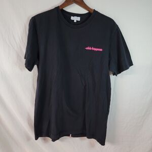 Fabrice Tardieu Unisex Sh!T Happens Shirt Black Size XL Pre Owned